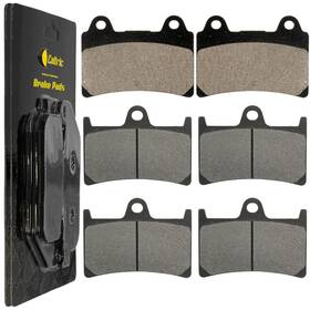 Caltric Mp153aa2046 Front Rear Brake Pads For Yamaha Xv1700 Road Star 2004-2005 2007-2009
