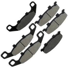 Caltric Mp154aa2026 Brake Pads For Kawasaki Ex250 Ninja 250r 1992-2007 Front Rear Motorcycle