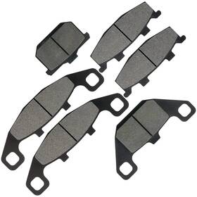 Mp154aa2029 Caltric Front And Rear Brake Pads For Kawasaki Zg1000 Concours 1000 1994-2006