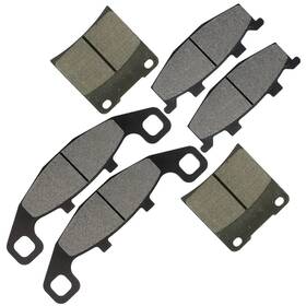 Mp154aa2030 Caltric Front And Rear Brake Pads For Suzuki Gsx1100g 1991 1992 1993