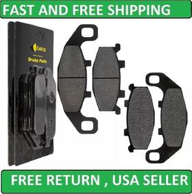 Mp154aa2031 Caltric Front Rear Brake Pads For Kawasaki Ex250 Ninja 250r 1988-2007