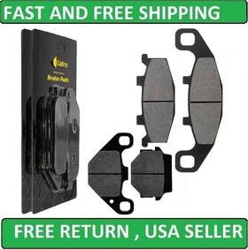 Mp154aa2035 Caltric Front Rear Brake Pads For Kawasaki Ninja 500 500r Ex500d Ex 500d 1994-2009