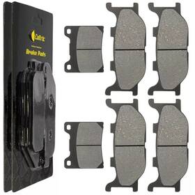 Mp159aa2003 Caltric Brake Pads For Yamaha V-star 1100 Custom Xvs1100 2000-2009 Front Rear Mp159aa2003 Caltric Brake Pads For Yamaha V-star 1100 Custom Xvs1100 2000-2009 Front Rear