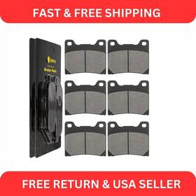 Mp159aa2027 Caltric Front Rear Brake Pads For Yamaha Xj900 Seca Xj900r 1983