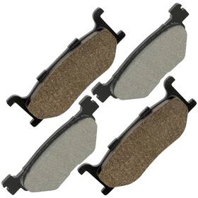Mp179aa2001 Caltric Brake Pads For Yamaha Xvs950 Xvs95c V-star Tourer 950 2009-2017 Front Rear