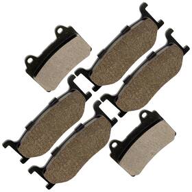 Mp179aa2017 Caltric Brake Pads For Yamaha Royal Star Venture 1300 Xvz13 Xvz1300 2000-2011 Front Rear