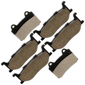 Mp179aa2022 Caltric Front Rear Brake Pads For Yamaha Road Star 1600 Silverado Ltd Xv1600 1999-2003