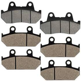 Caltric Mp184aa2001 Front Rear Brake Pads For Honda Gl1500 Gl1500se Interstate Aspencade 1988-2000