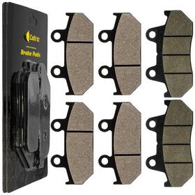 Mp184aa2007 Caltric Front And Rear Brake Pads For Honda Gl1500a Gold Wing 1500 Aspencade 1991-2000