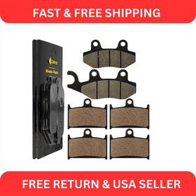 Mp185aa2019 Caltric Brake Pads For Triumph 1050 Speed Triple 2005-2006 Front Rear Motorcycle