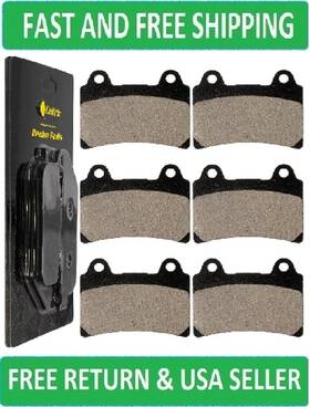 Mp190aa2007 Caltric New Front Rear Brake Pads For Yamaha Xvz1300 Venture Royale 1300