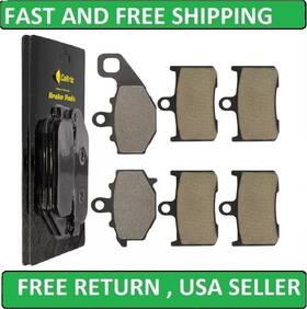 Mp202aa2014 Caltric Front Rear Brake Pads For Kawasaki Zr1000 Z1000 2003 2004 2005 2006
