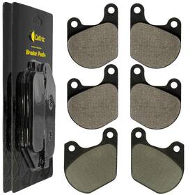 Mp204aa2002 Caltric Brake Pads For Harley Davidson Xlch 1000 Sportster 1978-1983 Front Rear