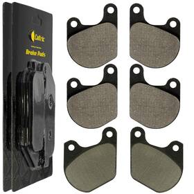 Mp204aa2003 Caltric Brake Pads For Harley Davidson Xlh 1000 Sportster 1979 1980 1981 Front Rear