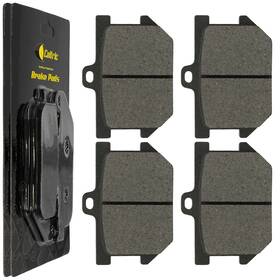 Mp206aa2012 Caltric Front Rear Brake Pads For Yamaha Xs400 Xs400d Xs400e Xs400f 1977-1979