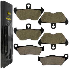 Mp210aa2006 Caltric Front And Rear Brake Pads For Bmw R1150gs Abs 1998 1999 2000 2001