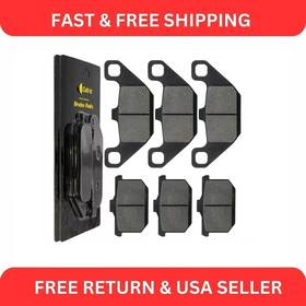 Mp224aa2013 Caltric Front And Rear Brake Pads For Kawasaki Zx600 Ninja 600r 600rx 1985 1986 1987