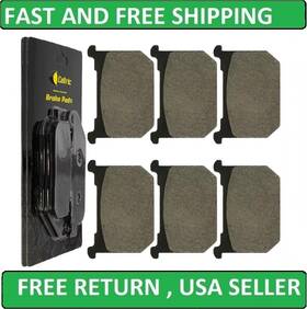 Mp225aa2011 Caltric New Front And Rear Brake Pads For Kawasaki Kz1100 Gpz 1100 Ltd Shaft Spectre