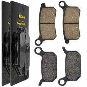 Mp233aa2001 Caltric Front And Rear Brake Pads For Ktm Sx65 2004 2005 2006 2007 2008