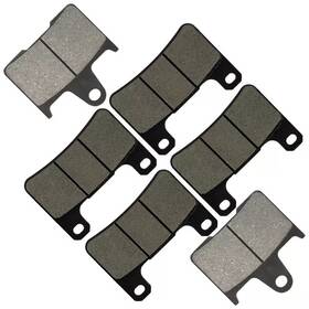 Mp243aa2010 Caltric Front And Rear Brake Pads For Suzuki Gsxr750 Gsx-r750 2004 2005