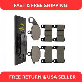 Mp243aa2011 Caltric Front And Rear Brake Pads For Kawasaki Zr1000 Z1000 2010 2011 2012 2013-2016