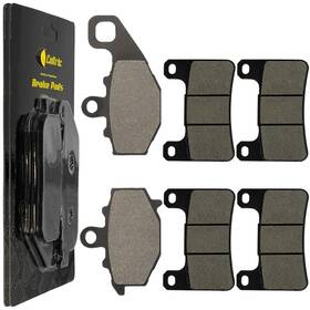 Mp243aa2012 Caltric Front And Rear Brake Pads For Kawasaki Zx10r Zx-10r Ninja Zx1000 2008 2009 2010