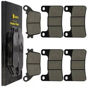 Mp243aa2014 Caltric Front Rear Brake Pads For Suzuki Gsx-r1000 Gsxr1000 Gsx R1000 2009-2011