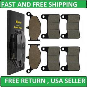 Mp243aa2022 Caltric New Front And Rear Brake Pads For Suzuki Gsx-r1000 Gsxr1000 Gsx R1000 2007-2008