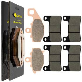 Mp243aa2028 Caltric Front And Rear Brake Pads For Kawasaki Zr1000 Z1000 Abs 2010-2016