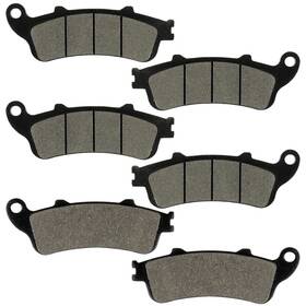 Mp262aa2004 Caltric Front And Rear Brake Pads For Honda Vtx1800r Cast Model 1800 2002-2008