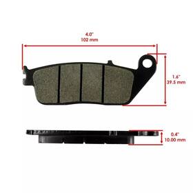Mp273aa1003 Caltric Front Brake Pads For Yamaha Smax 155 Xc155 Xc 2015 2016 2017 2018 2019 2020