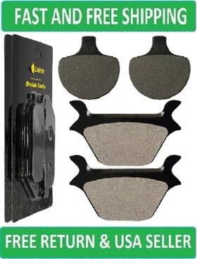 Mp276aa2005 Caltric Front And Rear Brake Pads For Harley Davidson Xlh1200 Sportster 1200 1988-1999