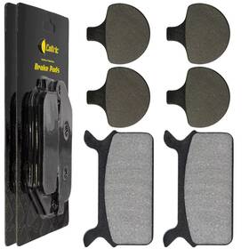Mp276aa2032 Caltric Front And Rear Brake Pads For Harley Davidson Flhr Road King 1340 1994-1998
