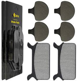 Mp276aa2034 Caltric Front And Rear Brake Pads For Harley Davidson Flhtcu Electra Glide Ultra Classic