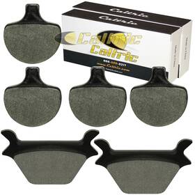 Mp276aa2040 Caltric Front Rear Brake Pads For Harley Davidson Fxds-conv Dyna Convertible 1994-1999