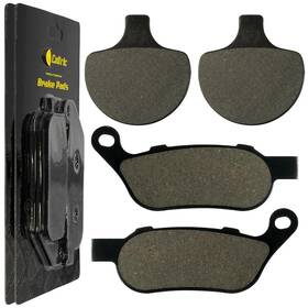 Mp276aa2048 Caltric Front Rear Brake Pads For Harley Davidson Flstsb Cross Bones 2008 2009 2010 2011