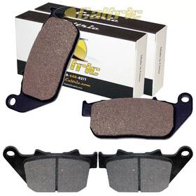 Mp277aa2001 Caltric Front Rear Brake Pads For Harley Davidson Xl1200c Sportster Custom 2004-2013