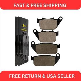 Mp277aa2002 Caltric Front Rear Brake Pads For Harley Davidson Xl1200l Sportster 1200 Low 2006-2011
