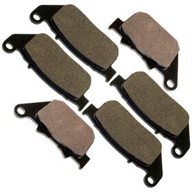 Mp277aa2012 Caltric Front Rear Brake Pads For Harley Davidson Xl1200r Sportster Roadster 2004-2009