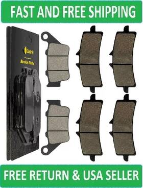 Mp279aa2020 Caltric Front And Rear Brake Pads For Bmw S1000rr S1000 Rr Hp4 2013-2016