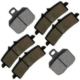 Caltric Mp279aa2029 Front And Rear Brake Pads For Ducati Hypermotard 1100 S 2007-2008