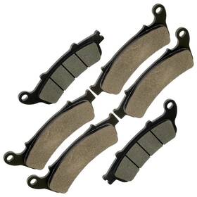 Mp290aa2017 Caltric Front And Rear Brake Pads For Honda Xl1000v Varadero 1000 1999-2006