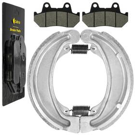 Mp295aa2005 Caltric Front Rear Brake Pad Shoe For Honda Vt500c Shadow 83-1986/vt500ft Ascot 1983-84
