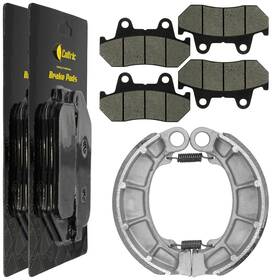 Mp295aa2022 Caltric Front Rear Brake Pad Shoe For Honda Vf700c Magna 700 1984/vf700s Sabre 84-85