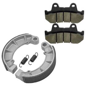 Mp296aa2002 Caltric Front And Rear Brake Pads For Honda Vt1100c Vt 1100c Shadow 1100 1987-1993