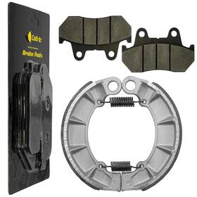Mp296aa2004 Caltric Front And Rear Brake Pads For Honda Vf700c Vf 700c Magna 700 1987