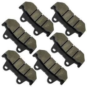 Caltric Mp296aa2007 Front And Rear Brake Pads For Honda Gl1200a Gold Wing 1200 Aspencade 1984-1987