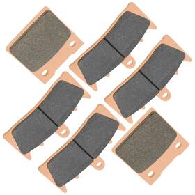 Sp138 Caltric Sp123 Brake Pads For Kawasaki Zr1100 Zrx1100 1997 1998 1999 2000 Front And Rear