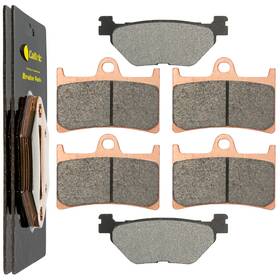 Mp146 Caltric Sp153 Front And Rear Brake Pads For Yamaha Xv1700 Road Star Midnight Warrior 2006-2009