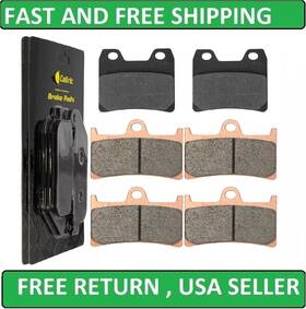 Mp211 Caltric Sp153 Front And Rear Brake Pads For Yamaha Fz1 Fzs1000 Fazer 2001 2002 2003 2004 2005